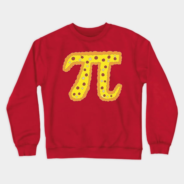 Pizza pi Crewneck Sweatshirt by obmik